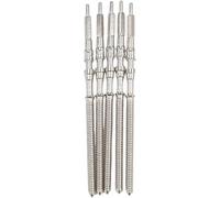 Czhotg Kit de 5 piezas de corona de vástago de acero para reloj de movimiento plateado NH35 NH36 NH38 NH39, piezas de repuesto, herramientas y accesorios de reparación, herramientas y kits de