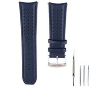 Czjiaqh Correa de reloj de cuero para hombre de 23 mm compatible con Citizen AT8020-03L H800-S081165 E168 B740 B741-S066450 BJ2110 BJ2111 BJ2115 BJ2117 BJ2118 BJ2119 BN0 085 BN. 0088 - Correa de reloj