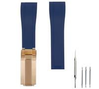 Czjiaqh Correa de reloj de goma de 20 mm para hombre, compatible con Rolex Daytona, negro, verde, agua, fantasma, deportes al aire libre, correa de reloj de silicona, accesorios para mujer (hebilla