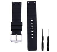 Czjiaqh Correa de reloj de goma de 23 mm para hombre, compatible con Cartier Santos 100, deportes al aire libre, correa de reloj de silicona impermeable, accesorios para mujer
