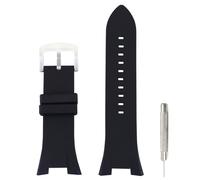 Czjiaqh Correa de reloj de goma para hombre compatible con Armani AX1040 AX1050 AX1067 AX1070 AX1084 AX1089 AX1106 AX1110 AX1148 AX1182 AX1191 AX1280 AX5018 correa de reloj de silicona impermeable