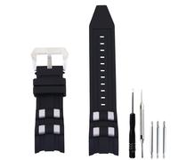 Czjiaqh Correa de reloj de goma para hombre de 26 mm compatible con Invicta Subaqua Reserve 6977 6981 6991 17566 17885 18040 21930 22309 90028 90082 correa de reloj de silicona impermeable para