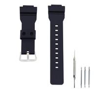 Czjiaqh Correa de reloj de resina para hombre compatible con Casio g-shock 10575392 GBA800 GBD800 GMA-S110 GMA-S120-S130-S140 correa de reloj de goma impermeable para deportes al aire libre