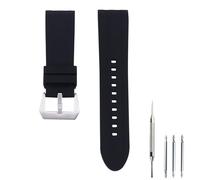 Czjiaqh Correa de reloj de silicona de 26 mm para hombre, compatible con la serie Invicta Watch, deportes al aire libre, impermeable, correa de goma para mujer, accesorios de correa de reloj (negro)