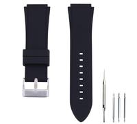 Czjiaqh Correa de reloj de silicona para hombre de 22 mm compatible con GUESS W0247G3 W0040G3 W0040G7 U0571L1 U1049G9 correa de reloj de goma impermeable para deportes al aire libre, accesorios de