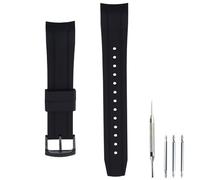 Czjiaqh Correa de reloj de silicona para hombre de 23 mm compatible con Citizen BN0191-80L BN-019317E BN0190 0193 CA0718 E168-S070830 B740-S064023 S067201 B741-S066450 BJ. 2110 BJ2115 BJ2117 BN0085
