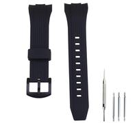 Czjiaqh Hebilla de correa de reloj de goma para hombre de 26 mm compatible con Seiko Velatura SRH006 SPC007 SNAA93P1 SPC005P1 SRH005P1 Series Outdoor Sports Silicone Watch Band Accesorios para pulsera