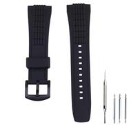 Czjiaqh Hebilla de correa de reloj de goma para hombre de 26 mm compatible con Seiko Velatura SRH006 SPC007 SNAA93P1 SPC005P1 SRH005P1 Series Outdoor Sports Silicone Watch Band Accesorios para pulsera