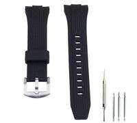 Czjiaqh Hebilla de correa de reloj de goma para hombre de 26 mm compatible con Seiko Velatura SRH006 SPC007 SNAA93P1 SPC005P1 SRH005P1 Series Outdoor Sports Silicone Watch Band Accesorios para pulsera