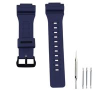 Czjiaqh Hebilla de correa de reloj de resina para hombre compatible con Casio 10410723 AEQ-110 AQ-S810W W-735H W-735 W-736 para deportes al aire libre, correa de goma impermeable, accesorios de