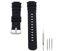 Czjiaqh Hebilla de correa de reloj de resina para hombre compatible con Casio G Shock AWG-M100 AWR-M100 AW590 AW591 G7700 3059 10273059 correa deportiva de goma para reloj, accesorios de pulsera