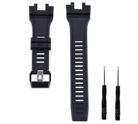 Czjiaqh Hebilla de correa de reloj de resina para hombre compatible con Casio G Shock GBA-900CB GBA900UU GBA-900 deportes al aire libre impermeable correa de reloj de goma accesorios para mujer (negro
