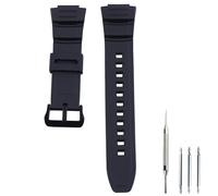 Czjiaqh Hebilla de correa de reloj de resina para hombre compatible con Casio g-Shock MCW-100 110H W-S220 HDD-S100 AE-2000W 5434 correas de reloj impermeables para deportes al aire libre para mujer