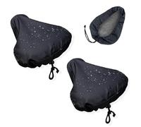 CZlinOduMMX 2 Piezas Impermeable Cubre Sillín Bicicleta Protector de Sillín Impermeable para Bicicleta Protector Elástico de Lluvia Fundas para Asiento de Bicicleta para Sillín de Bici(Negro)