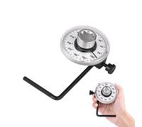 CZlinOduMMX Medidor Angular de Torque con Llave de 1/2" Cuadrado Interior 0-360 ° Herramienta de Medidor de Automóvil de Medidor de Ángulo de Torque de Transmisión para Llave Dinamometrica