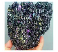 CZMDKEXM 1pc 400-500g Colorful Carborundum Stone Silicon Carbide Black Quartz Crystal