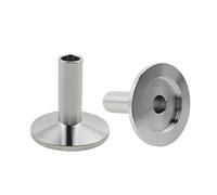 CZMDKEXM 1PC 6mm OD Tube to KF25 Vacuum Welding Ferrule SUS304 Stainless VCR Pipe Fitting