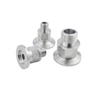 CZMDKEXM 1PC G1/8" BSPP Male Thread to KF16 Vacuum 304 Stainless Steel Vacuum Flange Pipe Hex Pipe Fitting