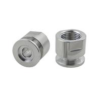 CZMDKEXM 1PC KF16 Vacuum Flange to G1/4" BSPP Female Thread Stainless Steel Flange Pipe Pipe Fitting