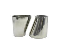 CZMDKEXM 1PC SS304 Stainless Steel 89mm to 63 mm Butt Welded Eccentric Reducer Pipe Fittings