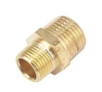 CZMDKEXM 3/8'' BSPT Male x 1/4'' NPT Male Hex Equal Reducer Reducing Brass Pipe Fitting Connector