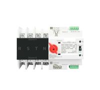 CZMDKEXM 3 Phase DIN Rail Dual Power Automatic Transfer Switch Electrical Selector Switches Uninterrupted Power 4P 63A 100A 125A (220V,63A)