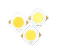 CZMDKEXM 5pcs 3W 5W 7W 10W 12W 15W 18W High Power LED COB Bridgelux Source Chip 13mm CRI90 Diodes for DIY Light Bulb Spotlight Downlight(4000K Neutral Light,18W DC54-57V)