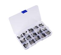 CZMDKEXM Electrolytic Capacitor Assortment Kit 200pcs Miniature 0.1uF-220uF with Box, Suitable for Various Electronic Applications