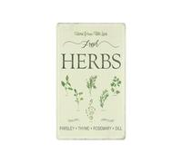 CZMDKEXM Kitchen Herb Garden Tin Sign Parsley Thyme Rosemary Dill Vintage Metal Wall-Art for Home Farmhouse Apartment Decor 8 X 12 inch