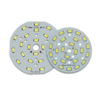 CZMDKEXM Low Voltage Lights 10pcs/lot DC36-39V 12W LED Chip SMD 5730 Constant Current 280-300mA Input Light Bead with Aluminum Plate Base 58mm 78mm for LED Lamp Bulb Household Bulbs