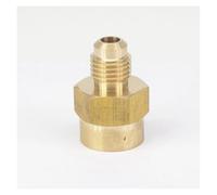 CZMDKEXM SAE Thread 7/16"-20UNF Male x 1/4" NPT Female Fit Tube O.D 1/4" Brass 45 Degree Pipe Fitting