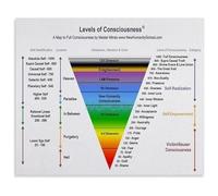 CZMDKEXM States of Consciousness Psychology Chart Clinical Educational Metal Sign for Therapists Counselors Office Mental Health Study Wall-Art 8 X 12 in