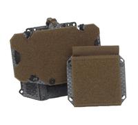 CZMYCBG Bolsa Porta Teléfono Táctico Plegable y Oculta para MOLLE | Tablero de Navegación Pectoral, Soporte Universal Para Smartphone para Equipo Táctico, Arnés Táctico, Airsoft