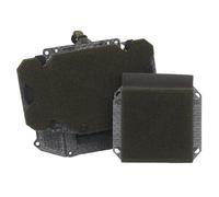 CZMYCBG Bolsa Porta Teléfono Táctico Plegable y Oculta para MOLLE | Tablero de Navegación Pectoral, Soporte Universal Para Smartphone para Equipo Táctico, Arnés Táctico, Airsoft