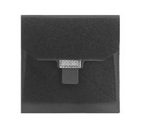 CZMYCBG Estuche para mapas, Estuche Militar Impermeable para mapas de Senderismo, Estuche táctico Molle Admin, para Actividades Militares de Senderismo, tácticas, al Aire Libre (Color : BLK)