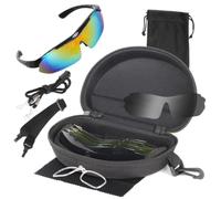 CZMYCBG Gafas de Ciclismo Polarizadas para Hombre, Gafas de Sol Deportivas con 5 Lentes Intercambiables para Correr, Jugar al Pickleball, al Béisbol y Practicar Actividades al Aire Libre