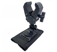 CZMYCBG Morsetto a Sgancio Rapido per Esterni, Supporto per Torcia Tattica con Angolo Regolabile, Accessorio per Torcia di Grandi Dimensioni con Staffa di Fissaggio per Tracolla(A)