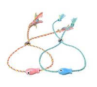 CZMZHFC 2 pulseras de playa ajustables para hombre, joyería hawaiana para mujer, tobilleras de playa para verano, para mujer, tobillera de playa de peces para regalar a tu ser querido un bonito regalo