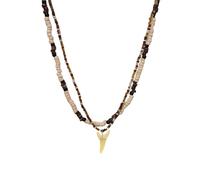 CZMZHFC Collar de concha para hombres y mujeres, collares de playa hawaianos con cuentas de coco, unisex, casual, joyería de verano para vacaciones, surf, amantes de la playa, regalo ideal para