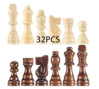 CZN Master of Chess Piezas De Ajedrez De Madera - Hecho A Mano Fichas Ajedrez Torneo - Altura del Rey De Staunton