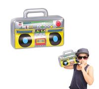 CZNBZIU 3 Piezas Radio Inflable, Juguete Acuático Hinchable De Reproductor De Música, Para Fiesta Años Años Accesorios De Fiesta, Fiestas De Rock Carnavales De Música, Halloween (Multicolor)
