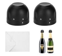 CZNBZIU Champagne Stoppers 2 Piezas Tapón De Champán Tapa De Botella De Vino Reutilizables Para Preservar Cerveza Champaña Bebida