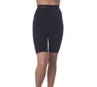 CzSalus Pantaloncito Corto Anti-celulítico, Vaina con Funda Interna sin Costuras con la cafeína + Vitamina E - Negro tamaño M