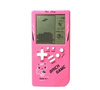 CZT Nueva Consola de Juegos de Ladrillos de Pantalla Grande 9999 en 1 Tanque/Carreras/Disparos/Whac-A-Mole/Juego de Bolsillo Rompecabezas de Ocio dificultad y Velocidad Ajustables (Rosa)