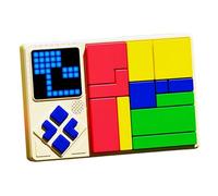 CZT Rompecabezas Electrónico Consola de Juegos Juego de Bloques Rompecabezas 510 Niveles Interactivo para Padres e Hijos Ejercicio de Pensamiento Niños/Adolescentes Regalo de Cumpleaños (Azul)