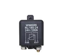CZVJUKBYP 1 Uds Motor de Alta Potencia camión DC 12 voltios relé Tipo Continuo Arranque 12v 100A 4 Pines Coche 24V 200A(100A 24V)
