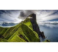 CZYSKY Rompecabezas De 1000 Piezas, Faro De Kallur En La Isla De Karls, Islas Feroe, Puzzle Juguete De Madera Decoración De Interiores