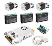 czyuRachel 3nm Nema 23 Step Motor Potencia Driver Dm542a 4.2a Cnc Router Controller Kit 4 Fases Digital Step Motor Driver para CNC Fresado Torno de plasma