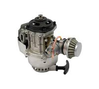 Czyurachel 49cc 2-Takt-Motor 1,9kw Pocket Bike Motor Dirt Bike ATV Cross Mini Motor de Gasolina 3PS 1.2L Capacidad del Depósito de Combustible Sistema de refrigeración por aire Mini Quad Niños Quad