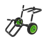 Czyurachel Carro de transporte para tabla de surf | Espacio para 2 kayaks o SUP | carro de playa de aluminio | carro de transporte SUP con ruedas de 10 pulgadas | carro kayak | hasta 80 kg